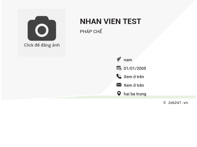 CV ứng viên
