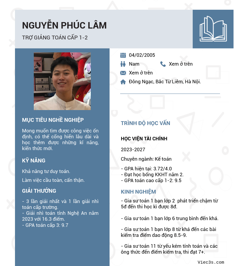 CV ứng viên