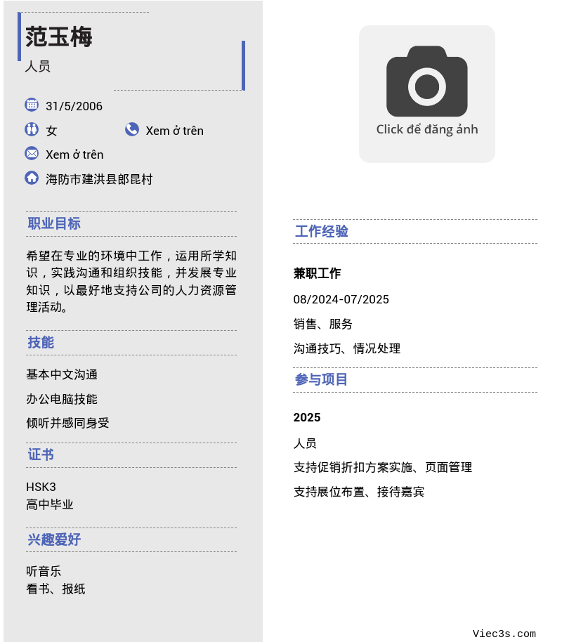 CV ứng viên
