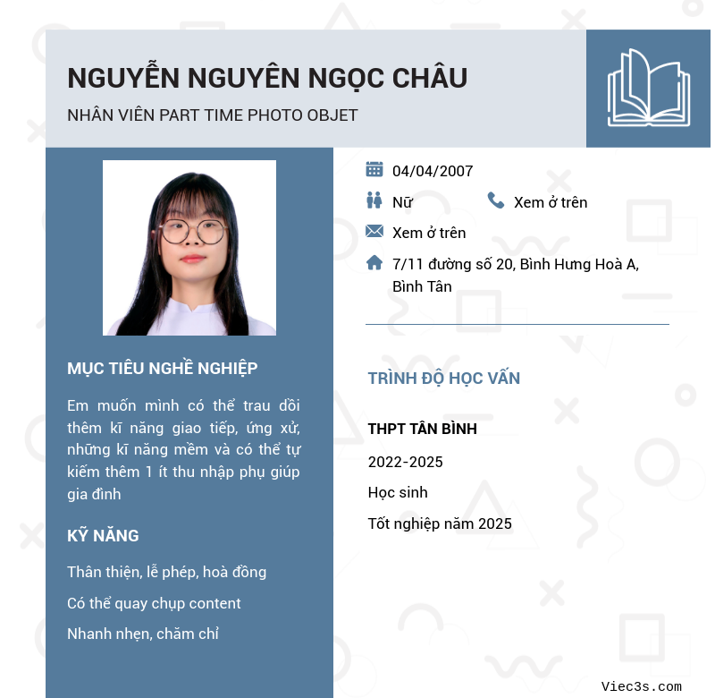 CV ứng viên