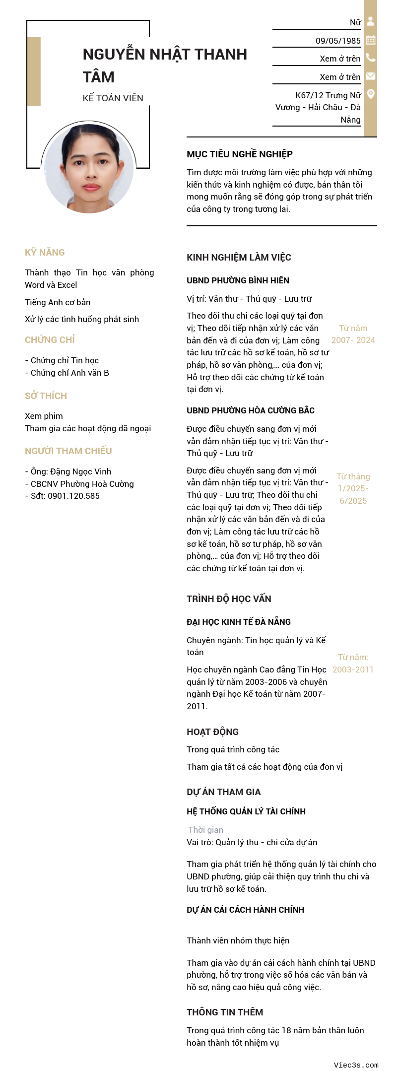 CV ứng viên
