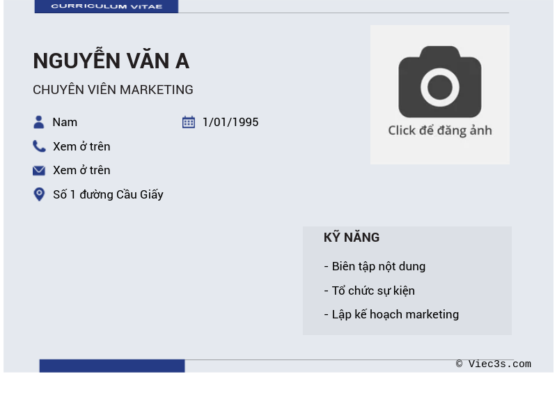 CV ứng viên