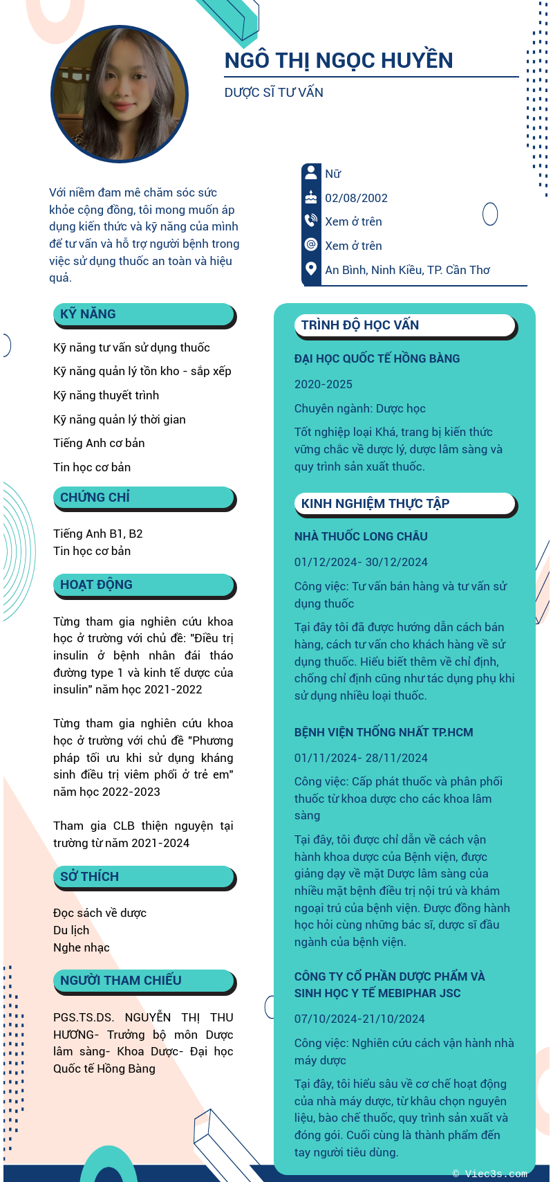 CV ứng viên