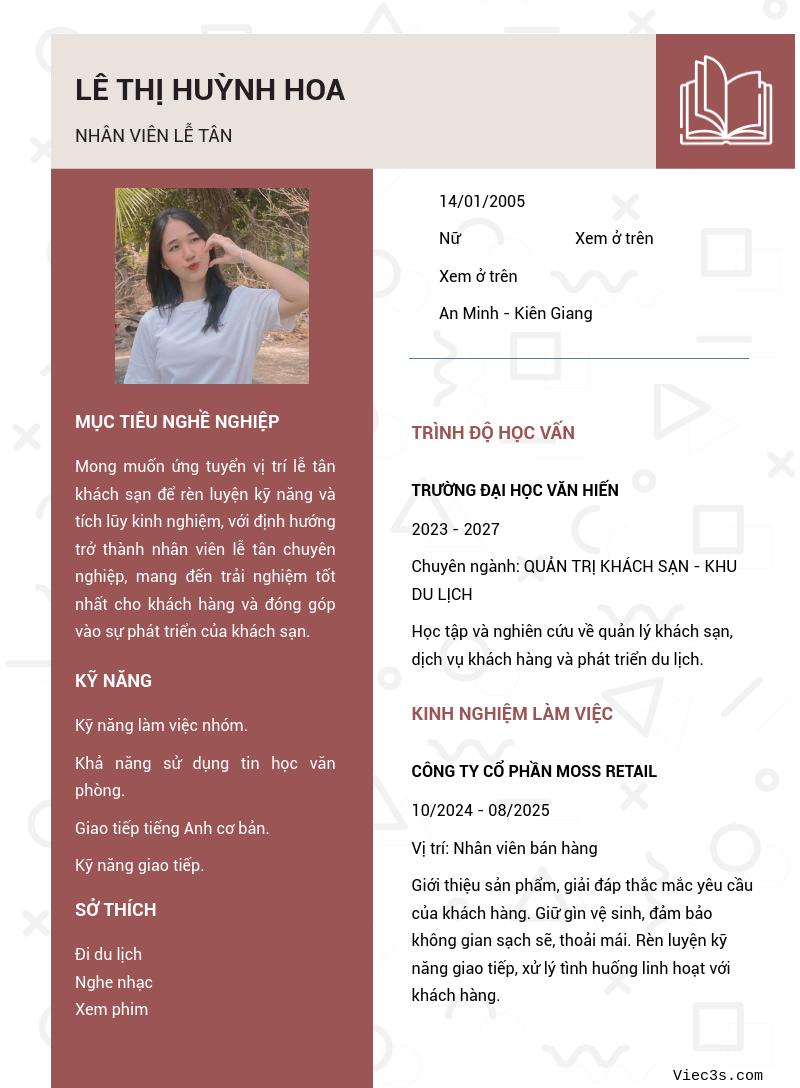 CV ứng viên