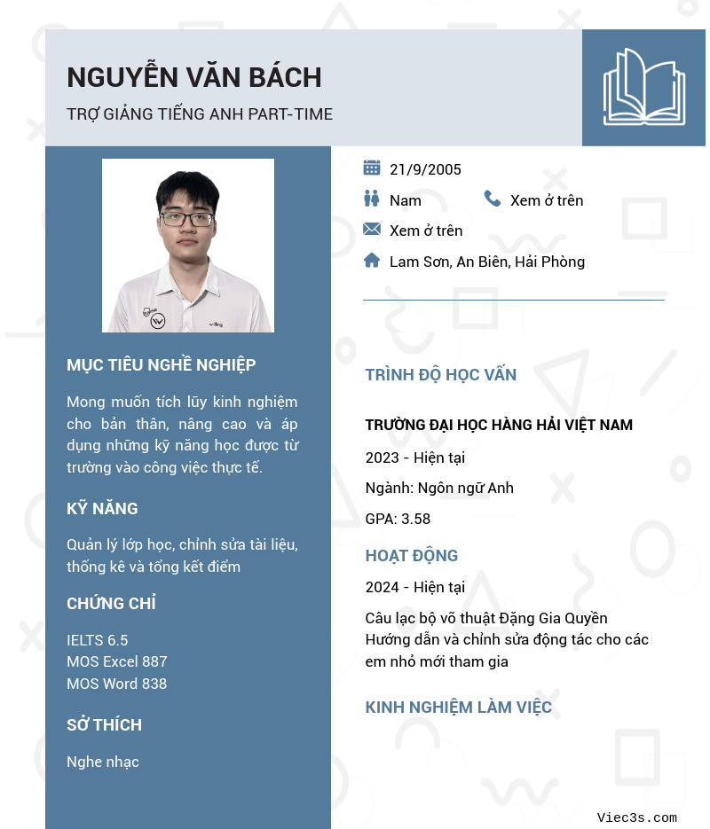 CV ứng viên