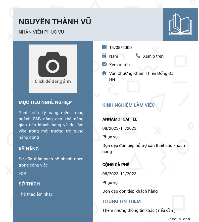 CV ứng viên