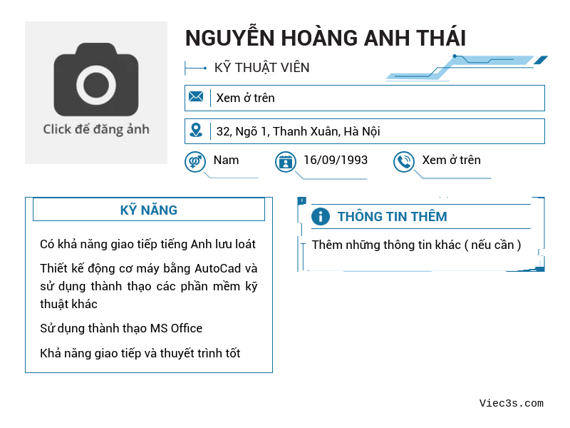 CV ứng viên