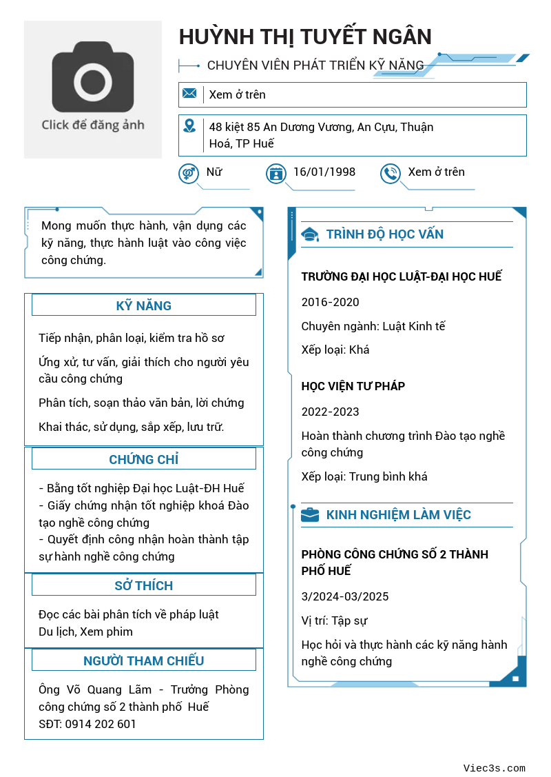 CV ứng viên