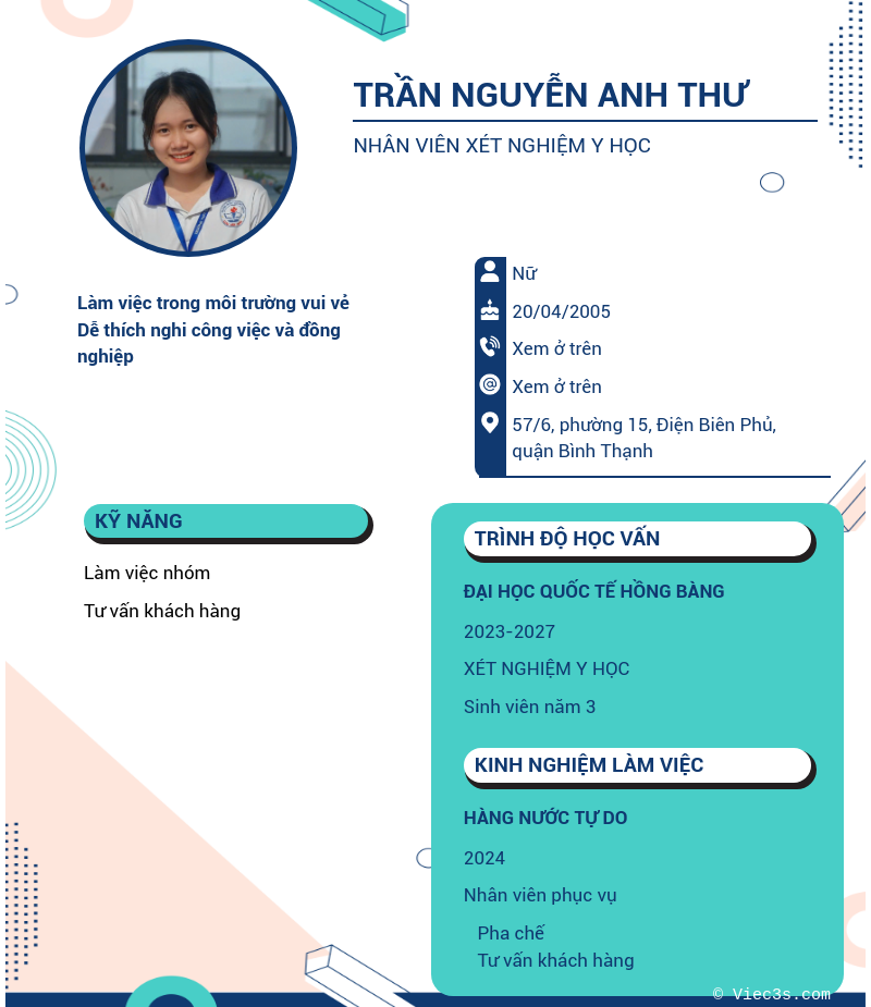 CV ứng viên