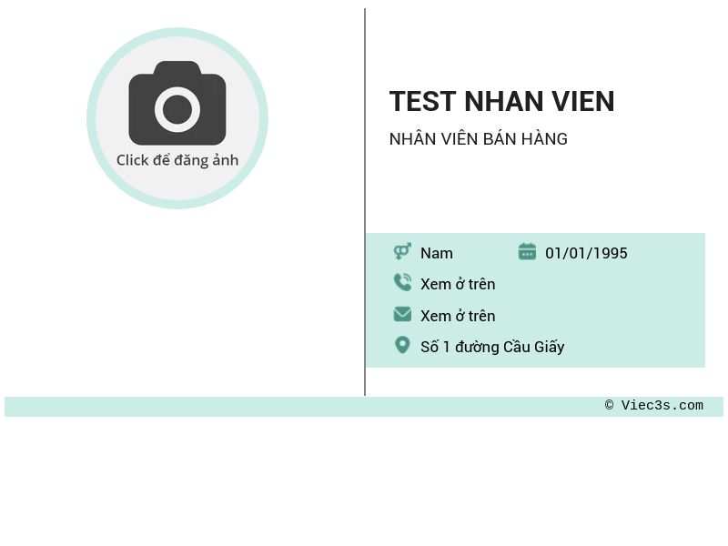 CV ứng viên