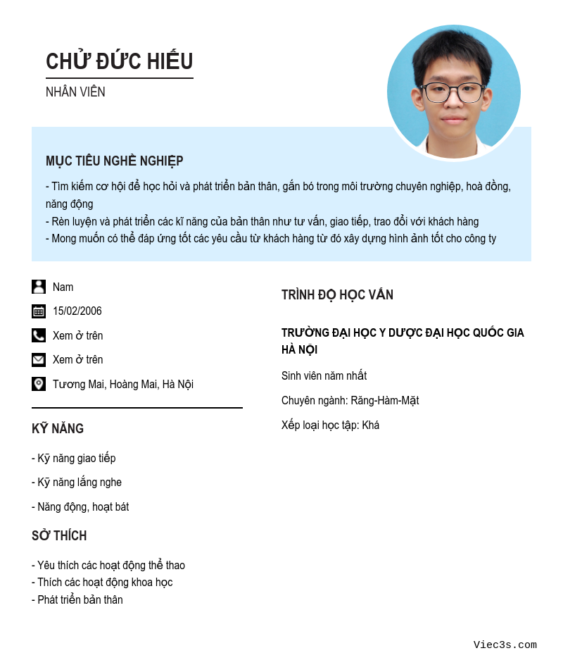 CV ứng viên