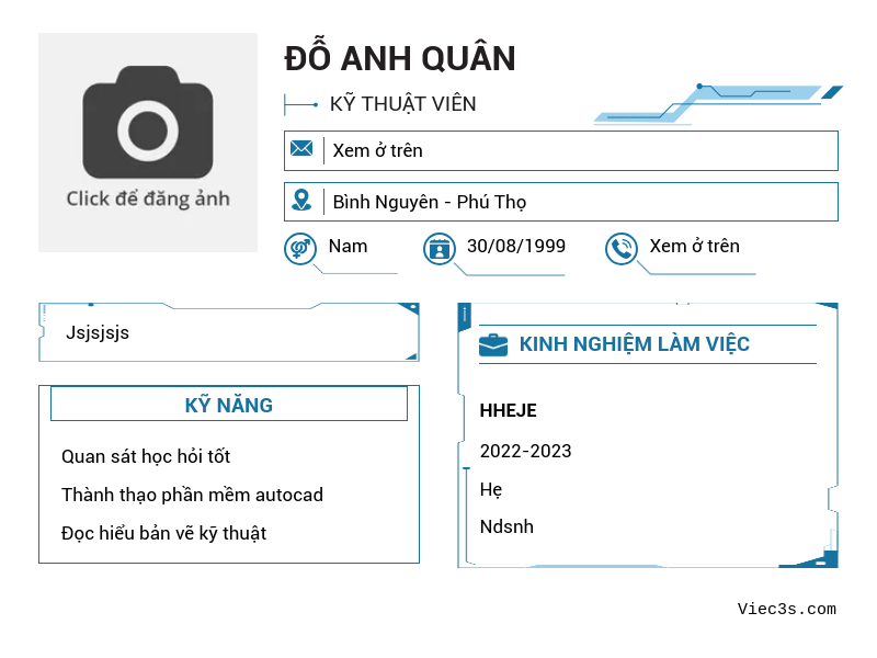 CV ứng viên