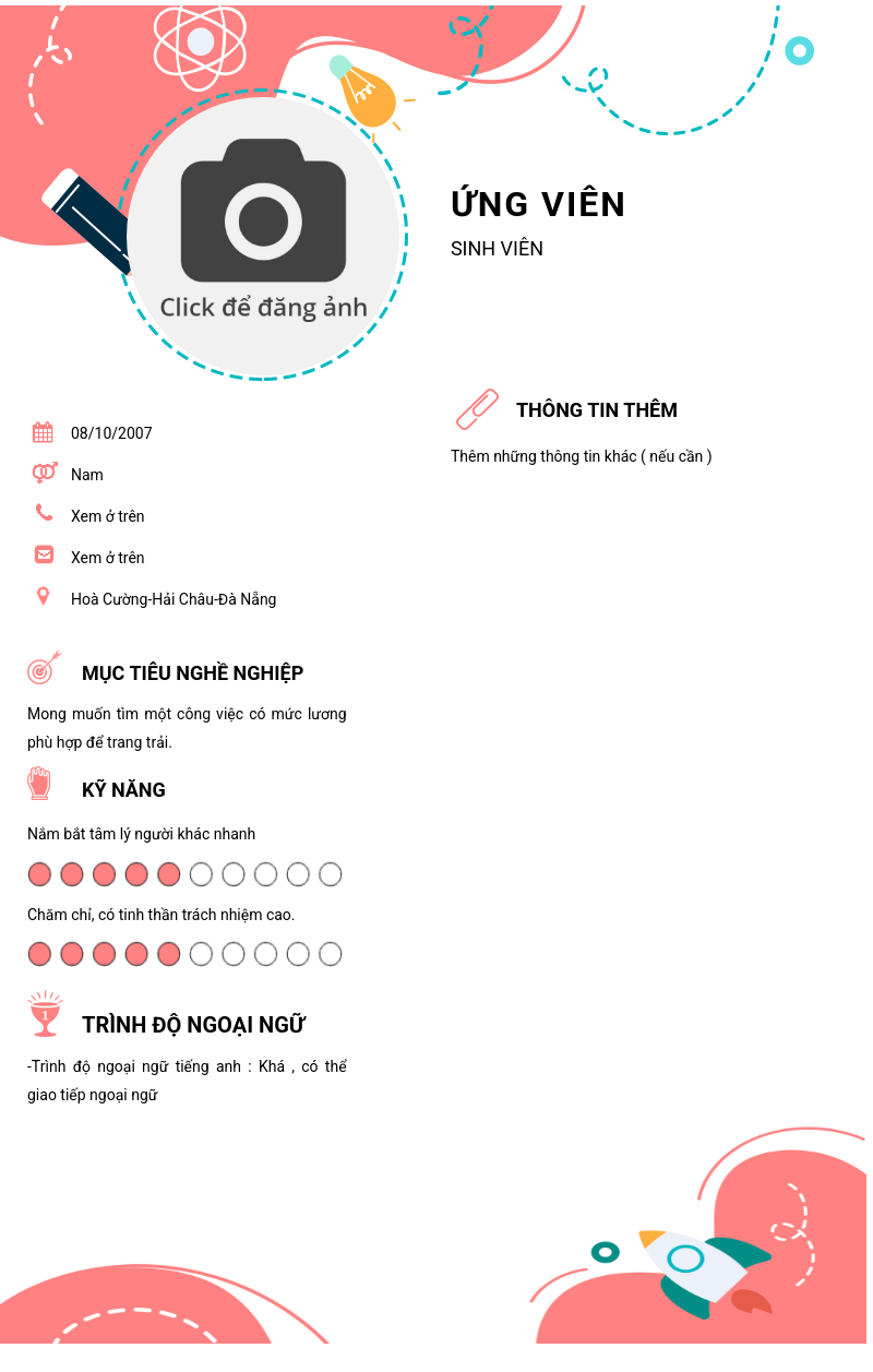 CV ứng viên