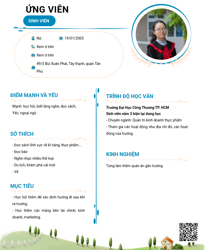 CV ứng viên