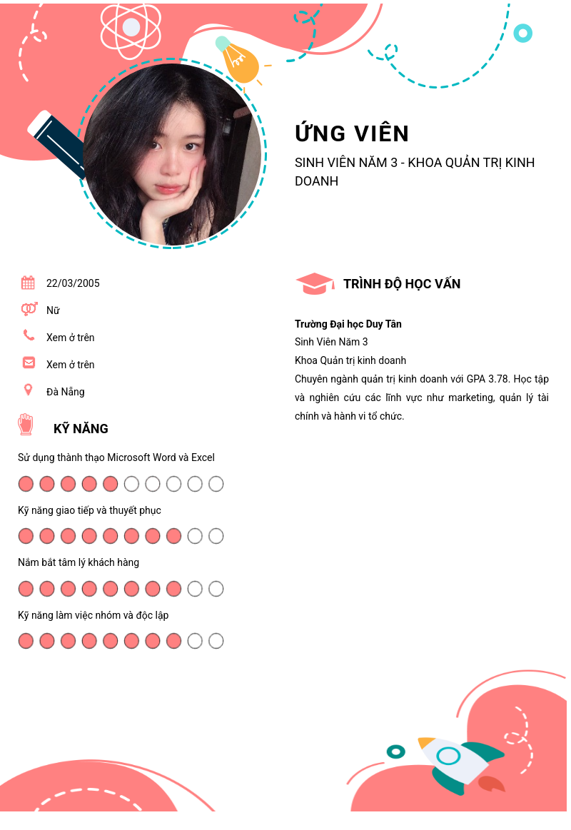 CV ứng viên