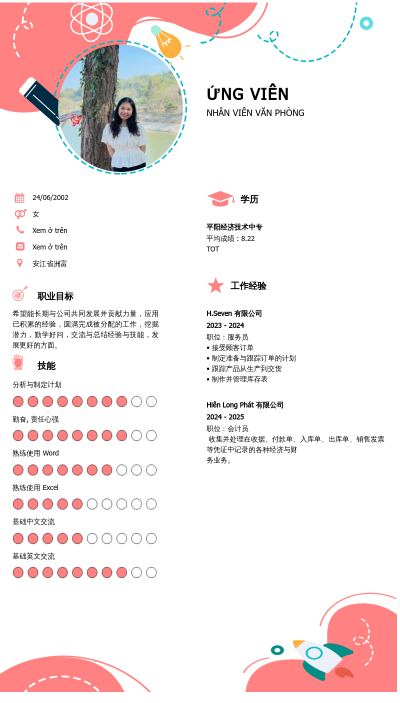 CV ứng viên