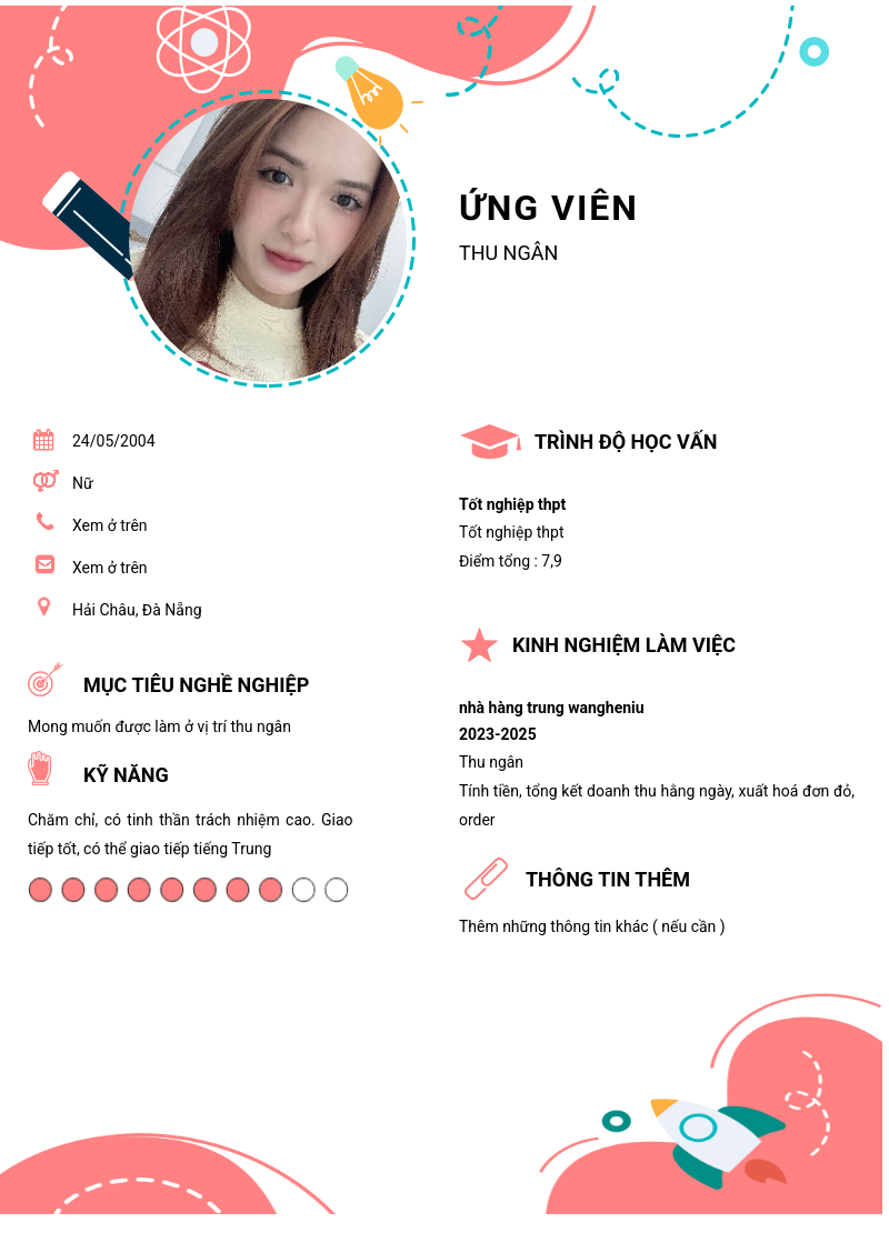 CV ứng viên