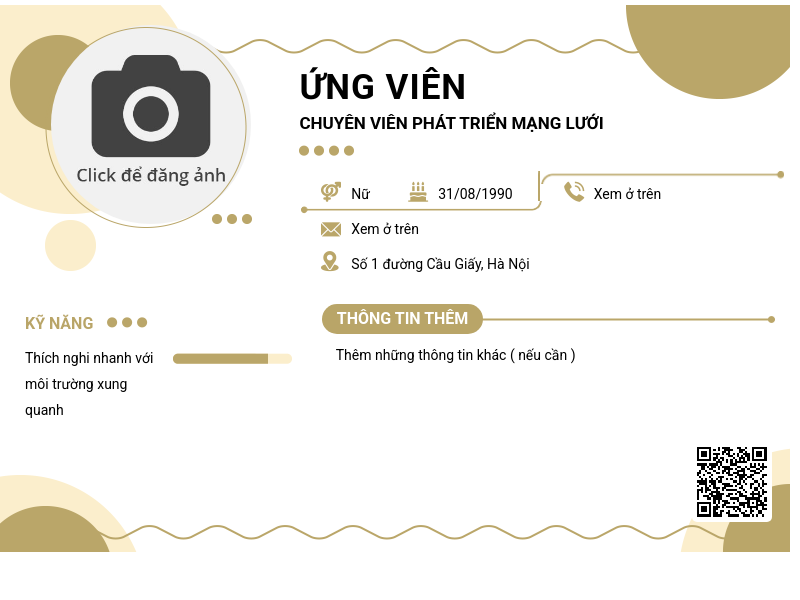 CV ứng viên