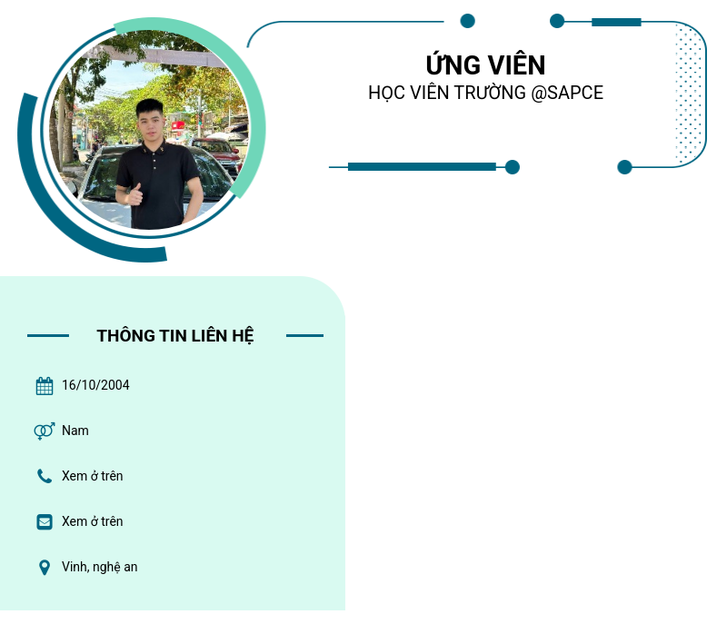 CV ứng viên
