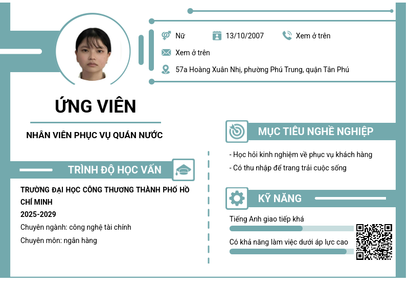 CV ứng viên