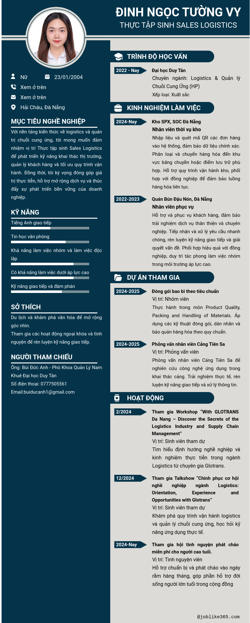 CV ứng viên