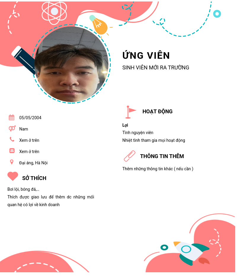 CV ứng viên
