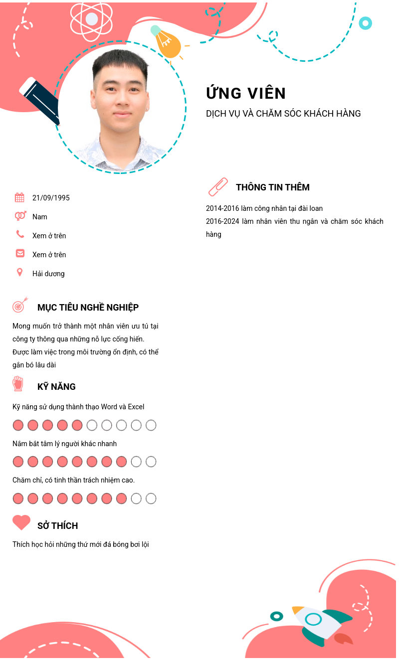 CV ứng viên