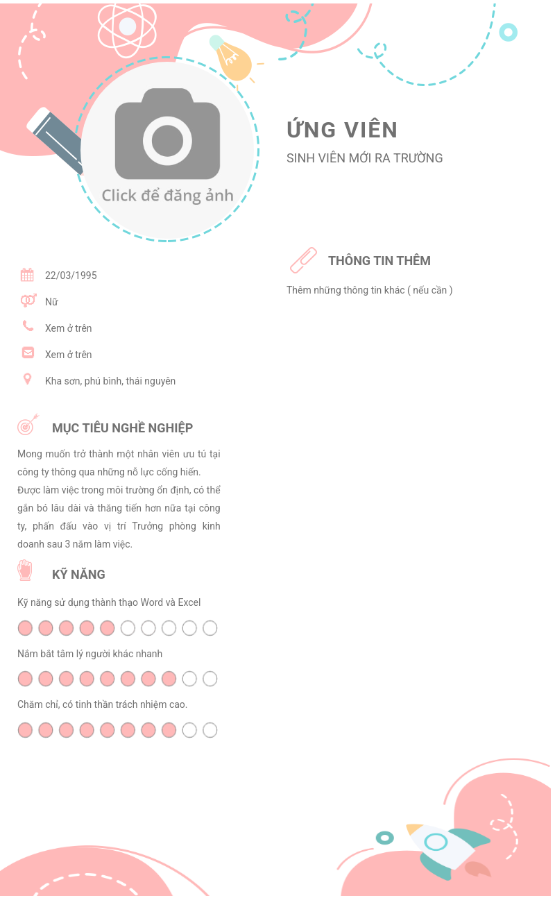 CV ứng viên