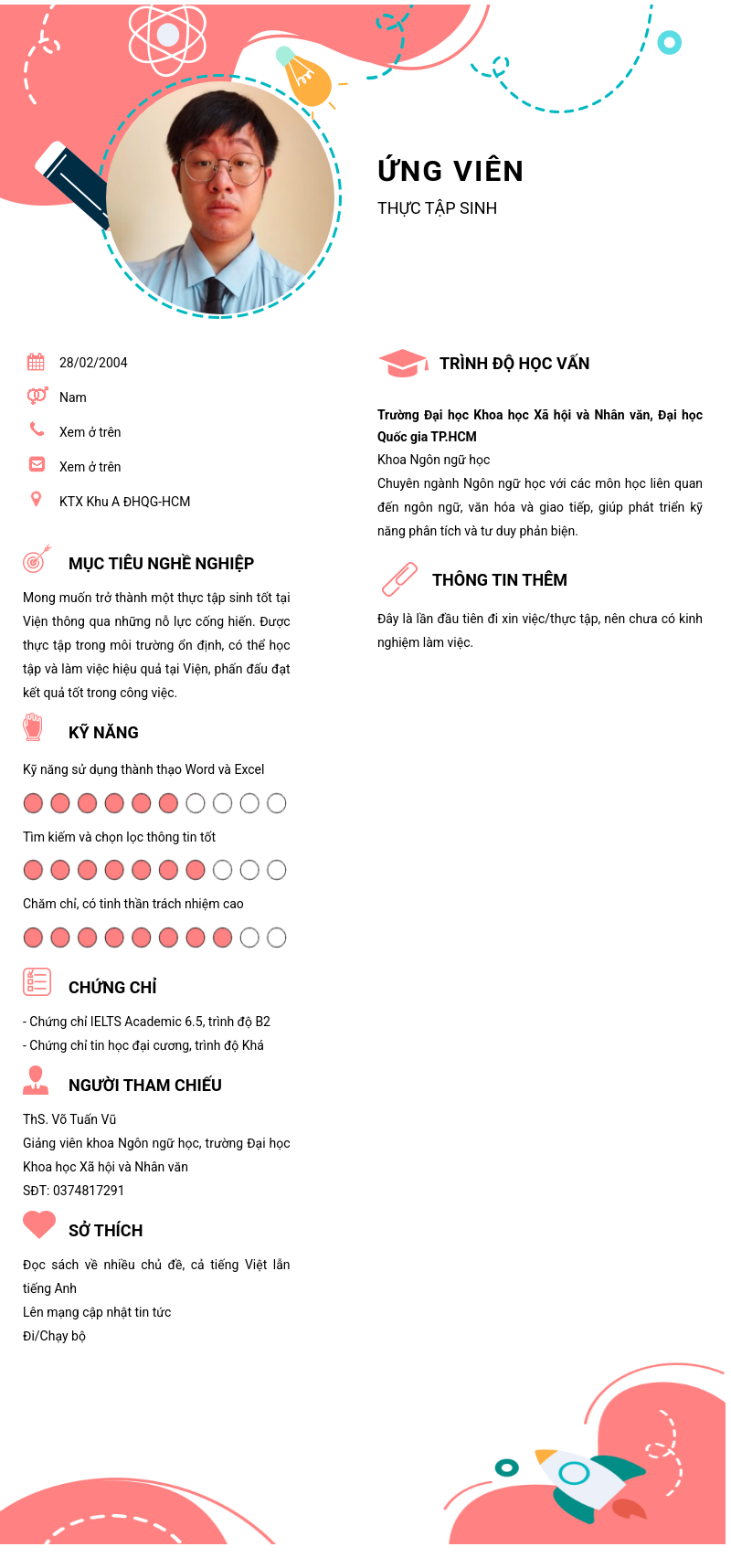 CV ứng viên