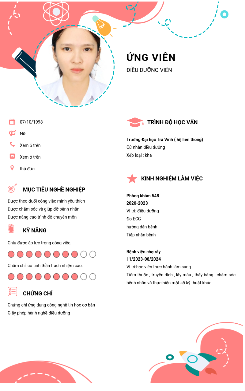 CV ứng viên