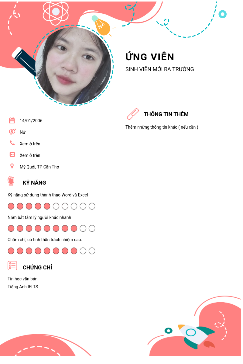 CV ứng viên