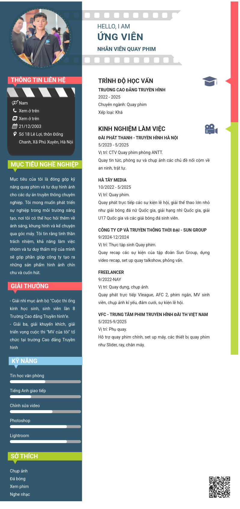 CV ứng viên