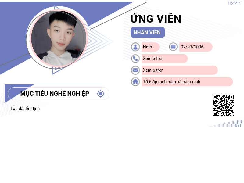 CV ứng viên