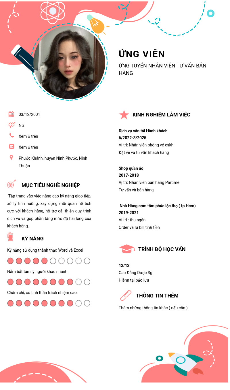 CV ứng viên