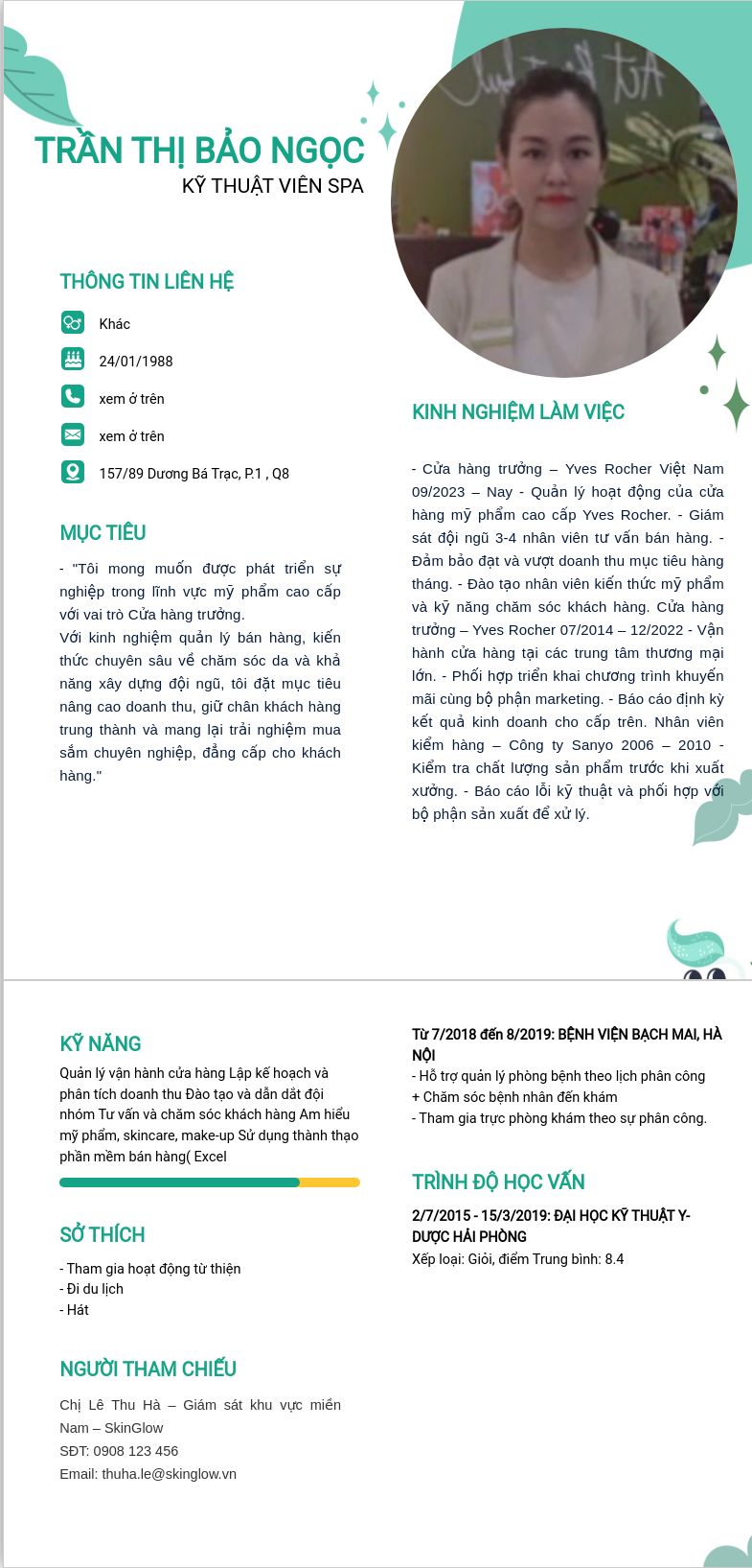 CV ứng viên