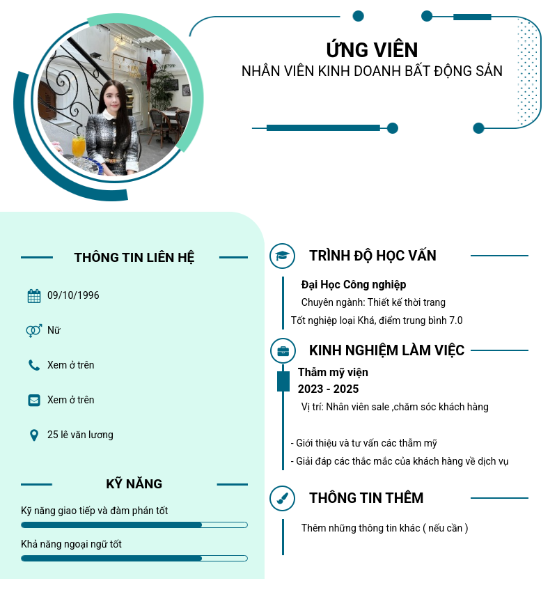 CV ứng viên