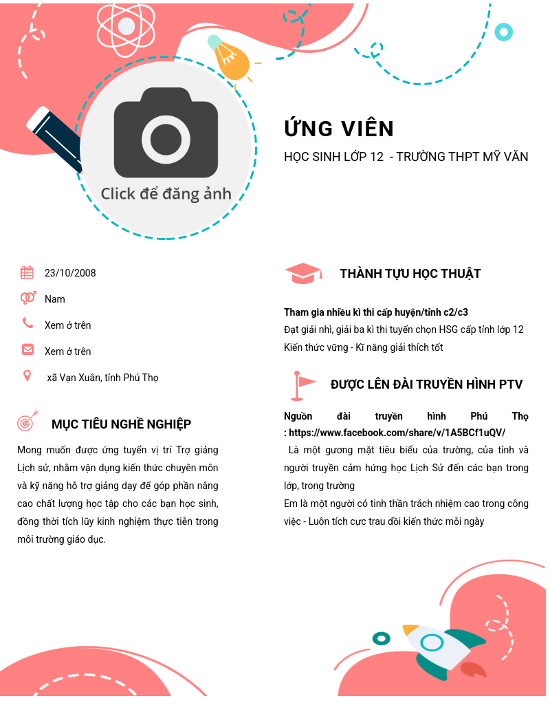 CV ứng viên