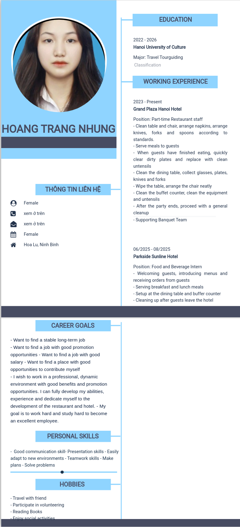 CV ứng viên