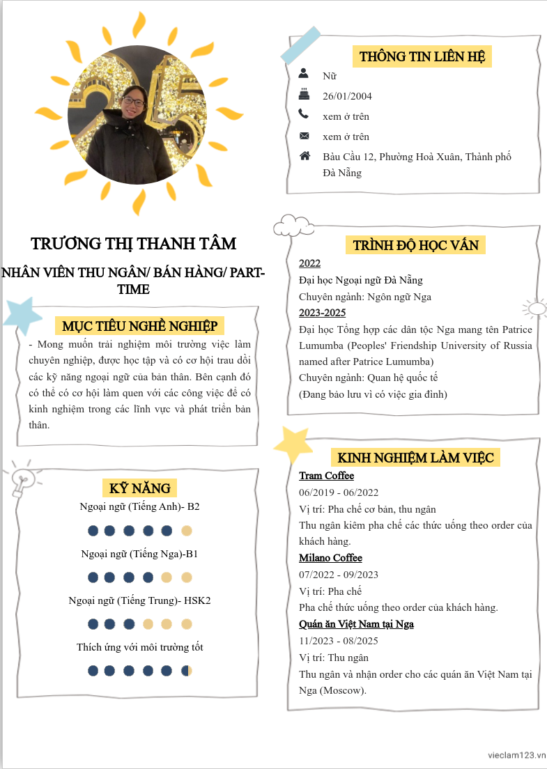 CV ứng viên