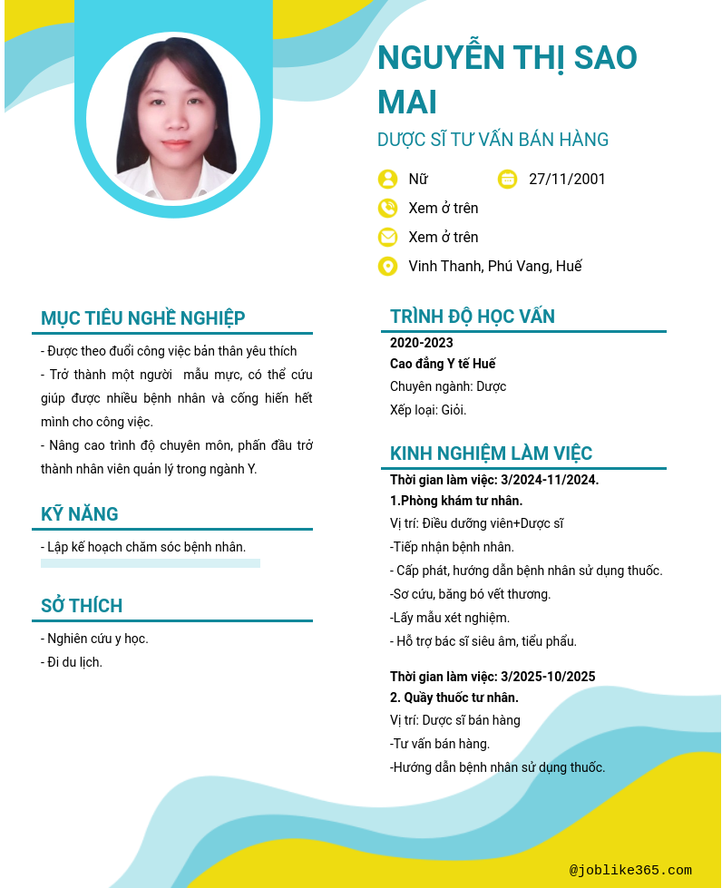 CV ứng viên