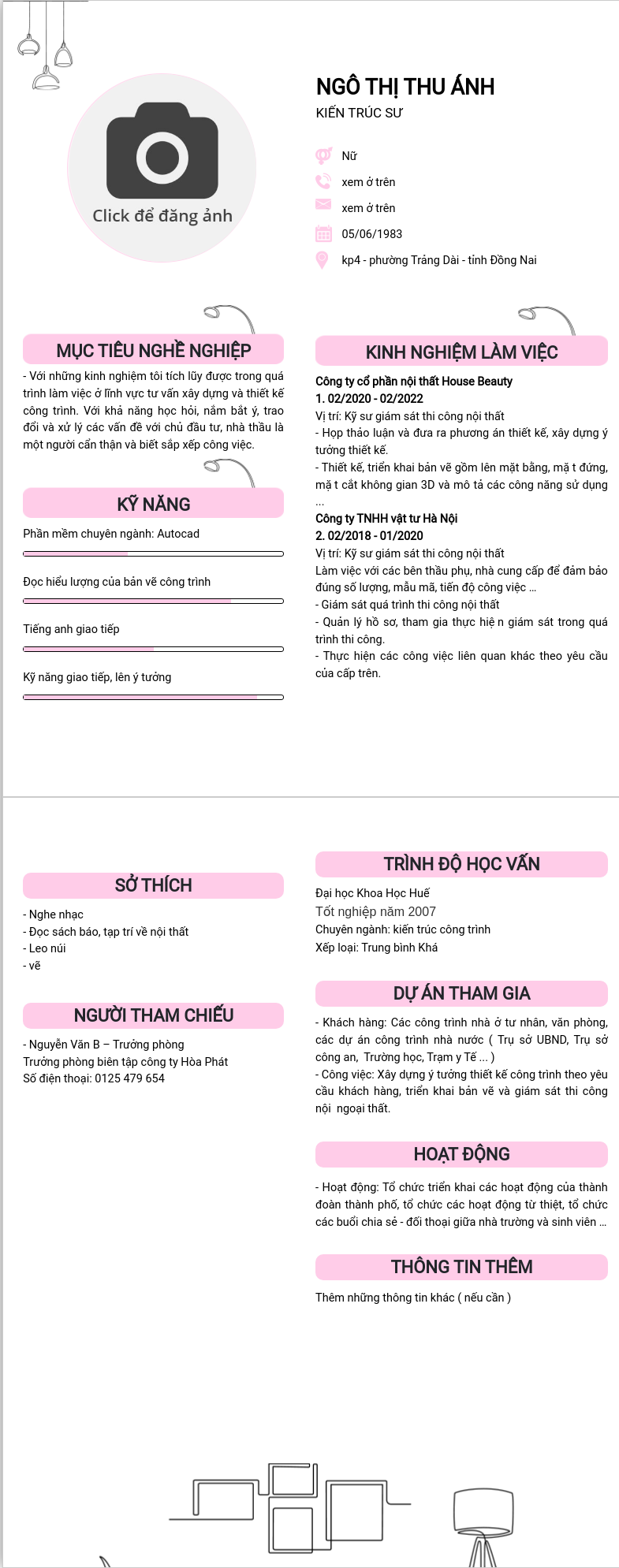 CV ứng viên