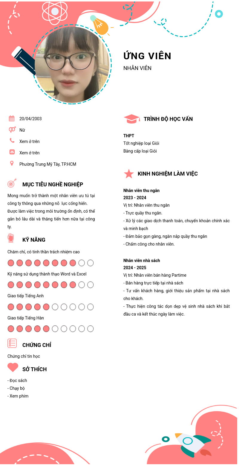 CV ứng viên