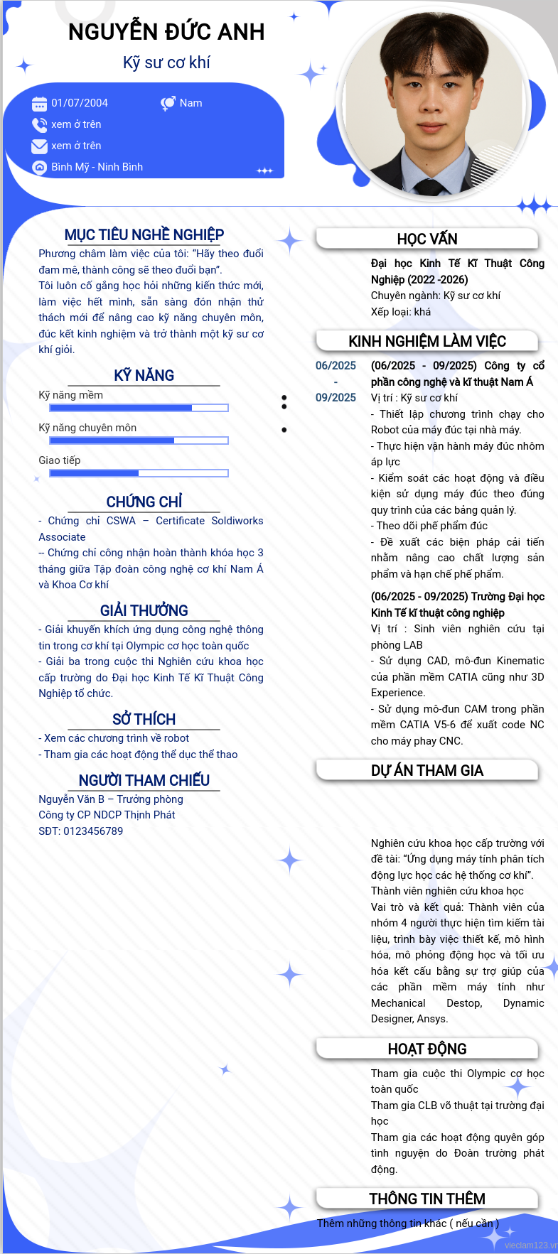 CV ứng viên