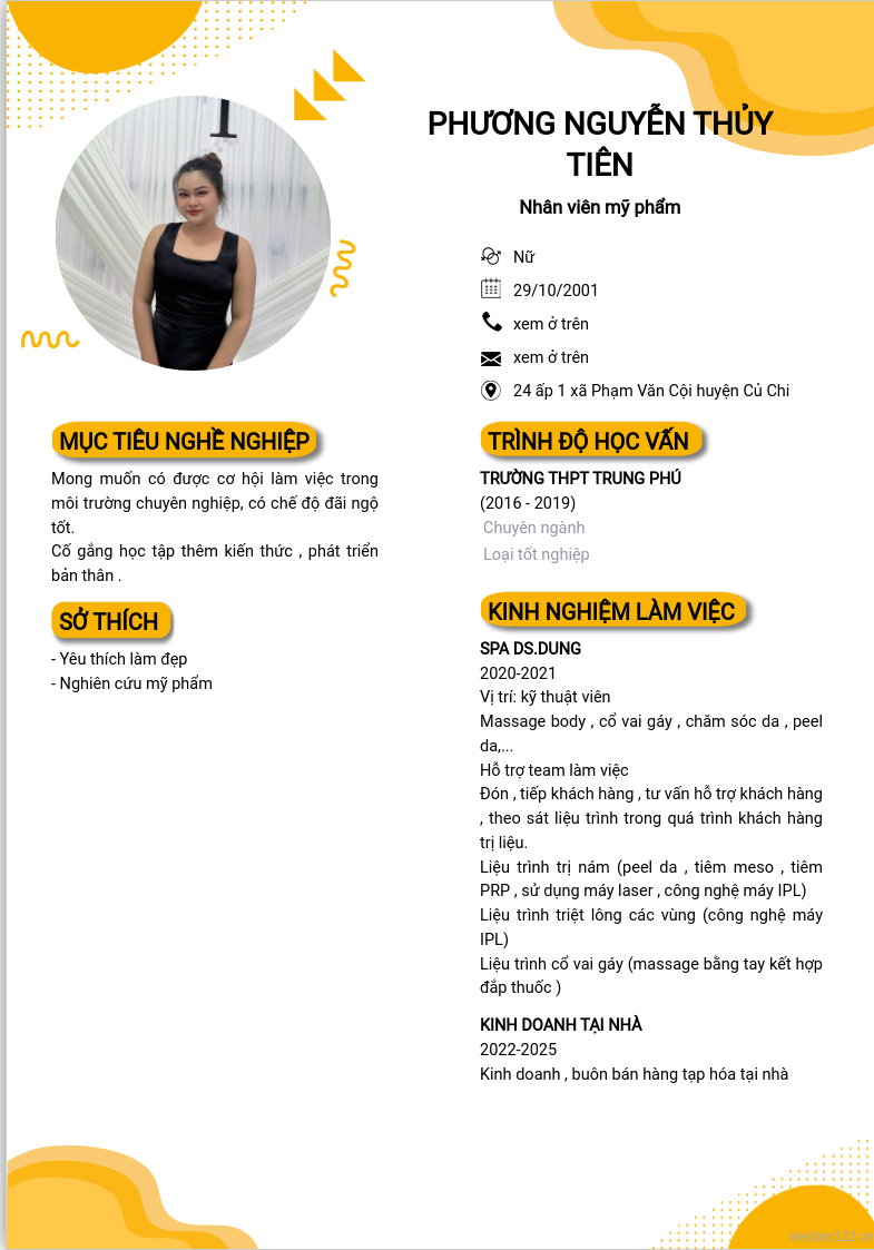 CV ứng viên