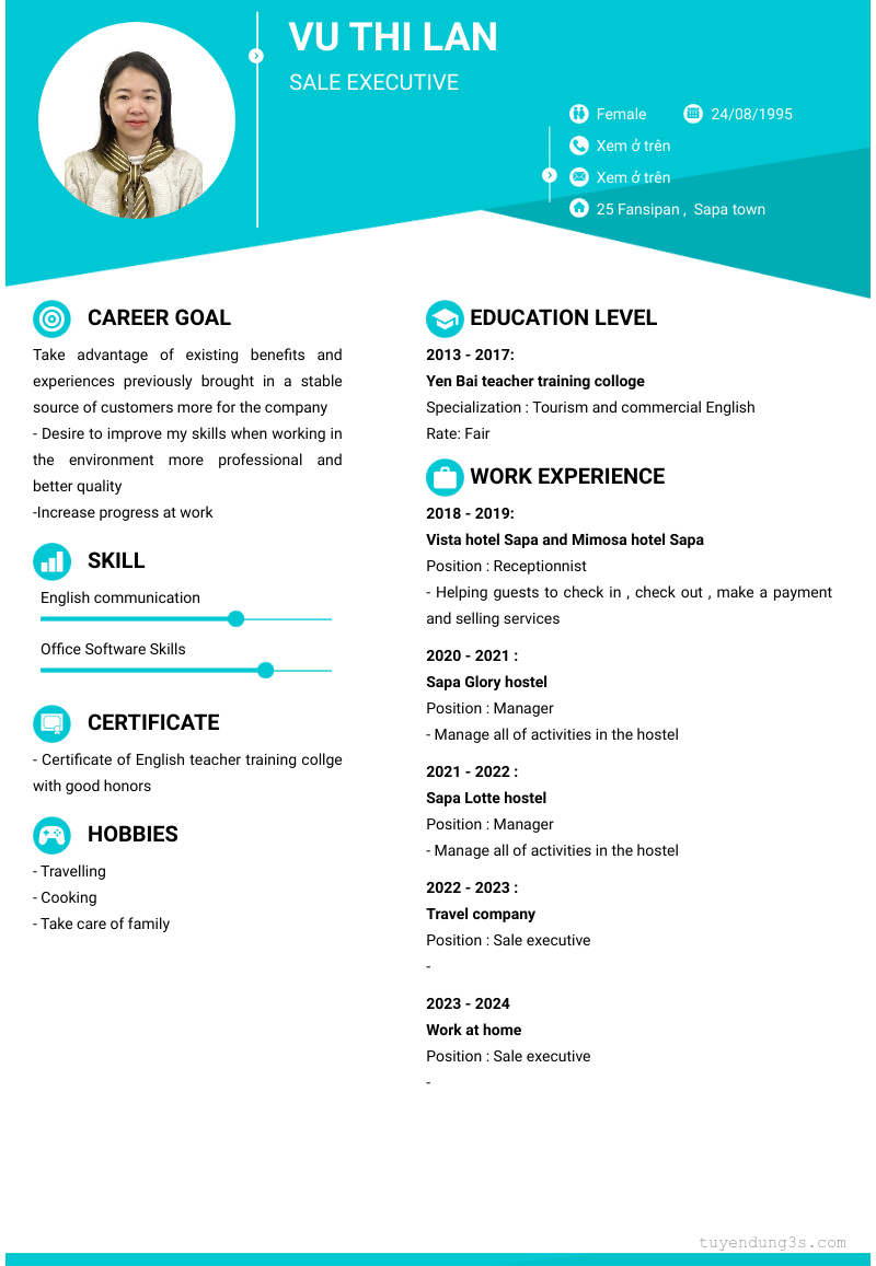 CV ứng viên