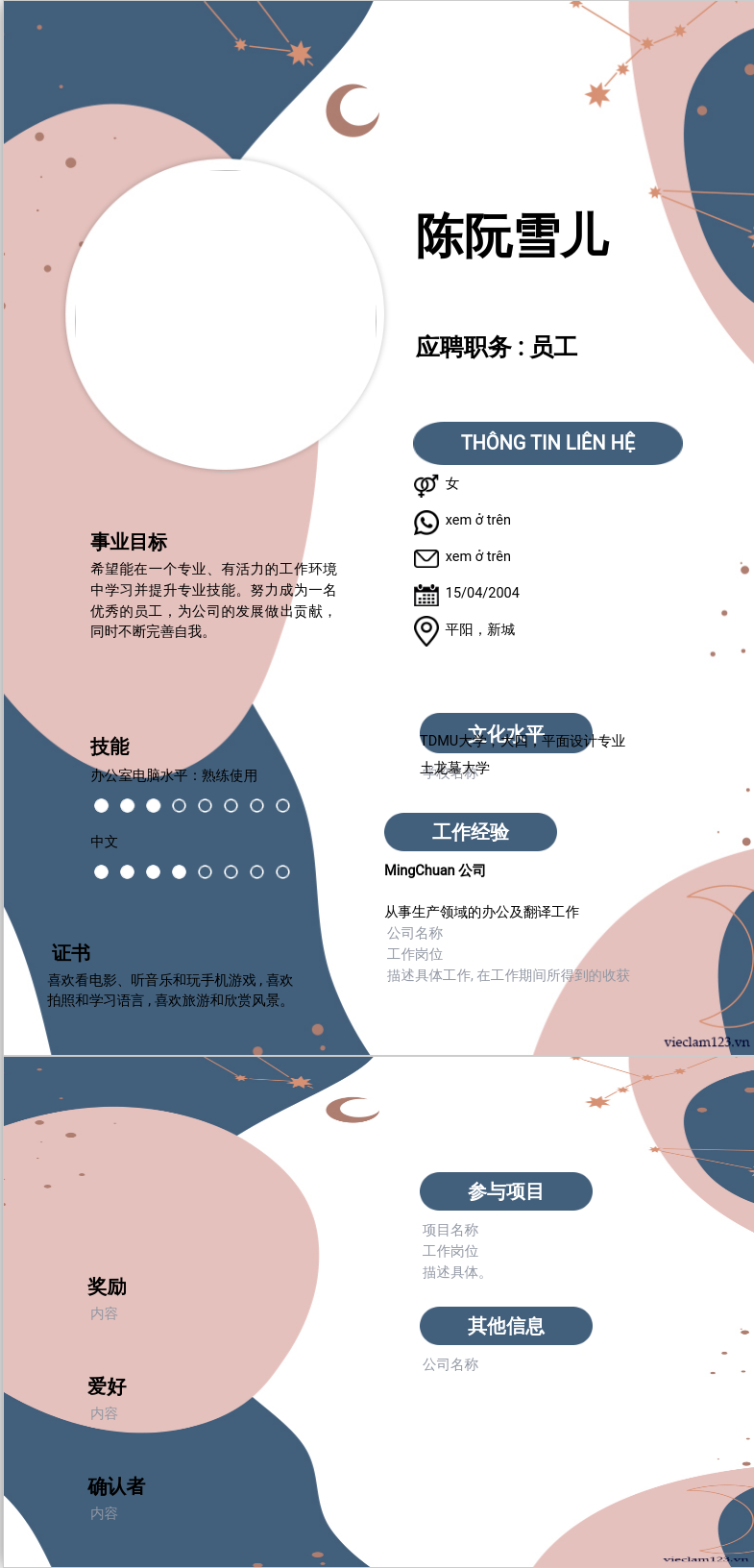 CV ứng viên