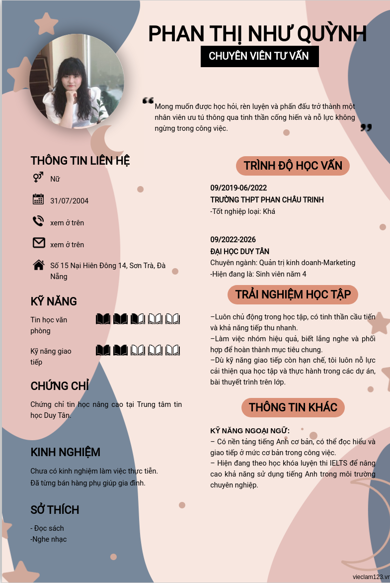 CV ứng viên