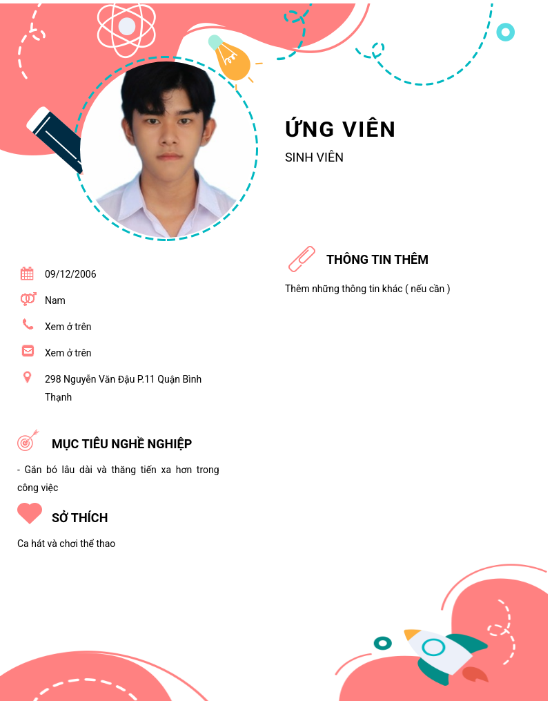 CV ứng viên