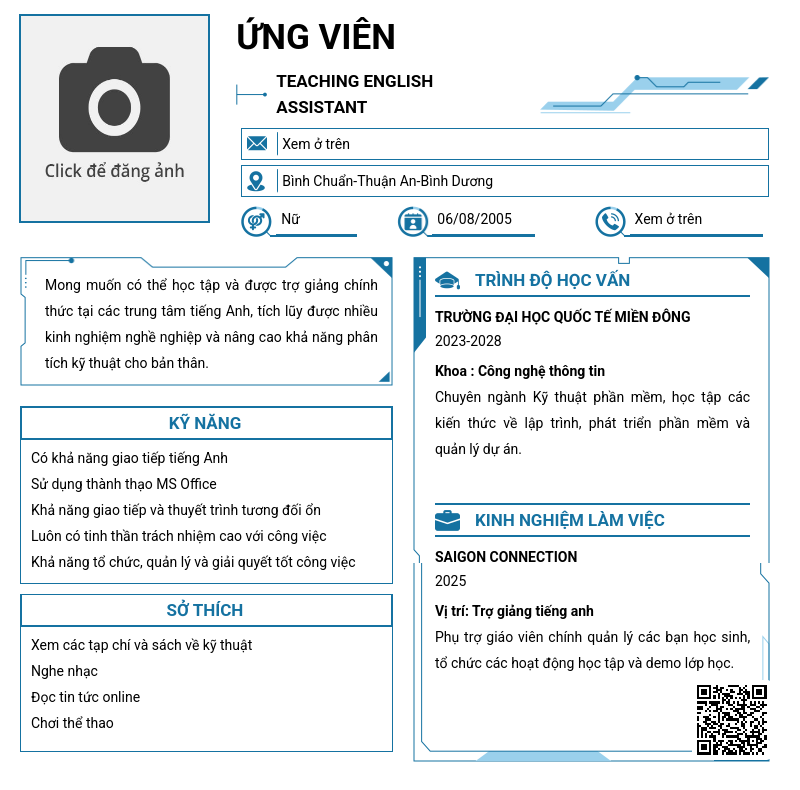 CV ứng viên