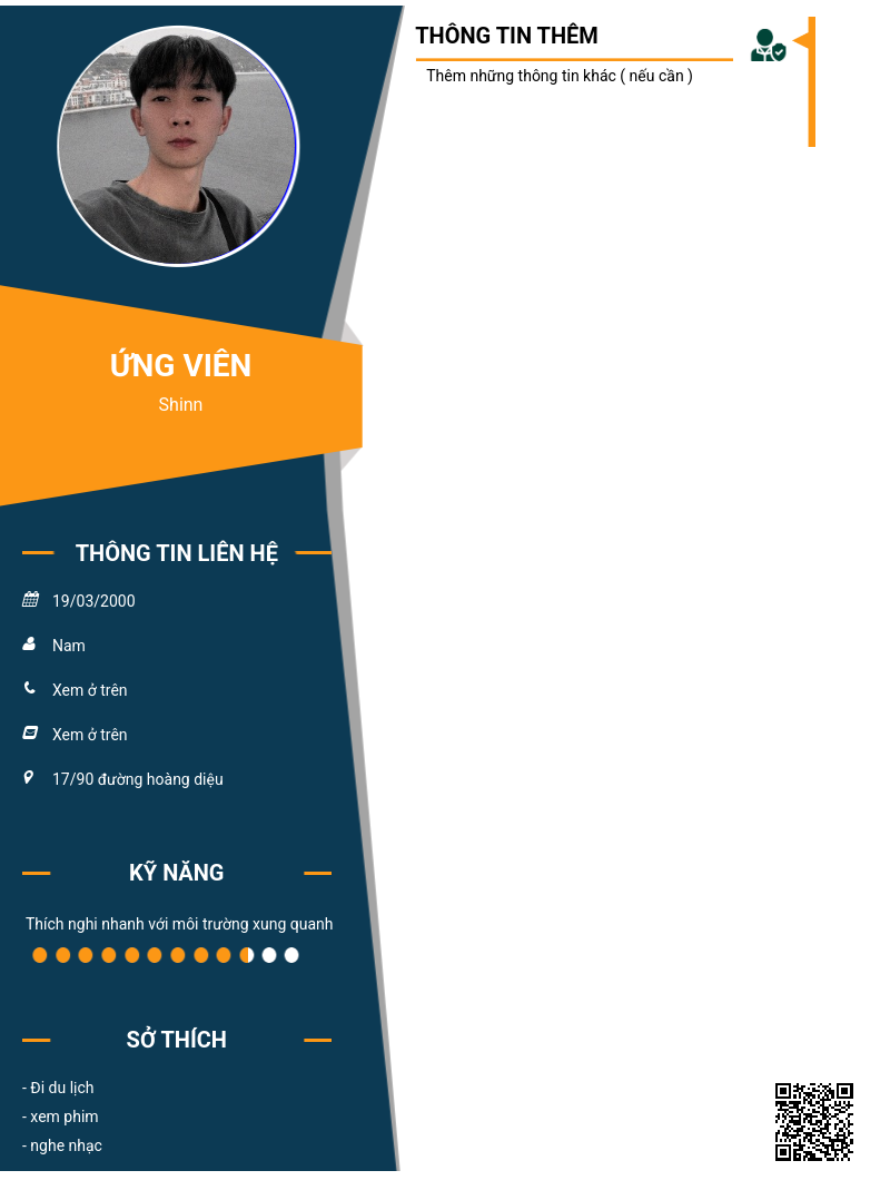 CV ứng viên